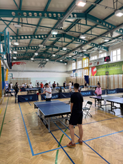 Turniej sportowy na naszej dużej hali. 