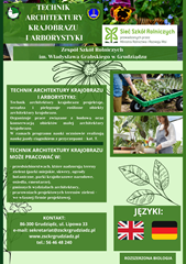 Oferta - technik architektury krajobrazu i arborystyki