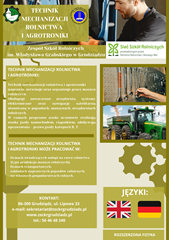 Oferta - technik mechanizacji rolnictwa i agrotroniniki