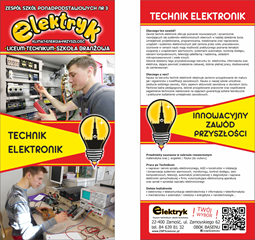 Ulotka - technik elektronik