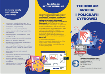 Technikum Grafiki i Poligrafii Cyfrowej oferta 2026/2027