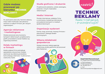 Technik Reklamy - oferta 2026/2027